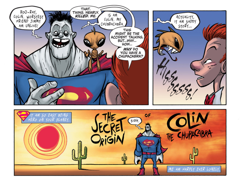 Illustration for article titled Bizarro #1 soars with kid-friendly, continuity-free superhero comedy